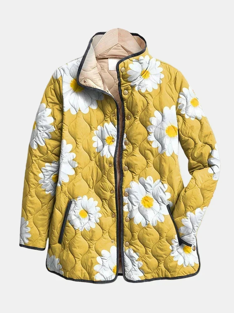 Pilar | Chaqueta acolchada de margaritas