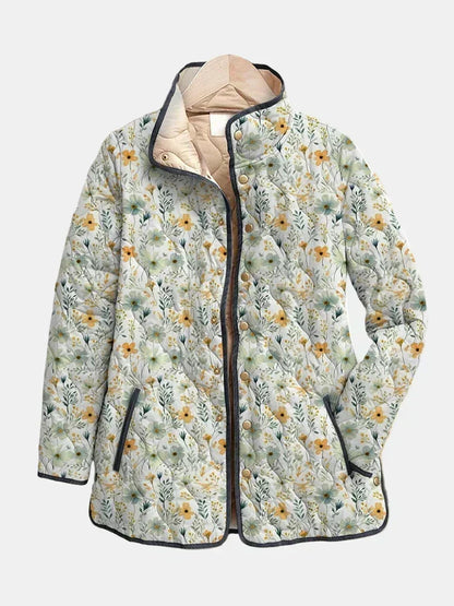 Rocío | Chaqueta acolchada de flores campestres