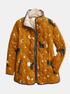 Ocre con gatos y estrellas