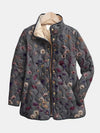 Gris con flores secas